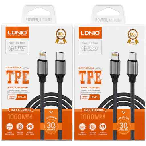 LDNIO LC441i CABLE 30W C - LIGHTNING