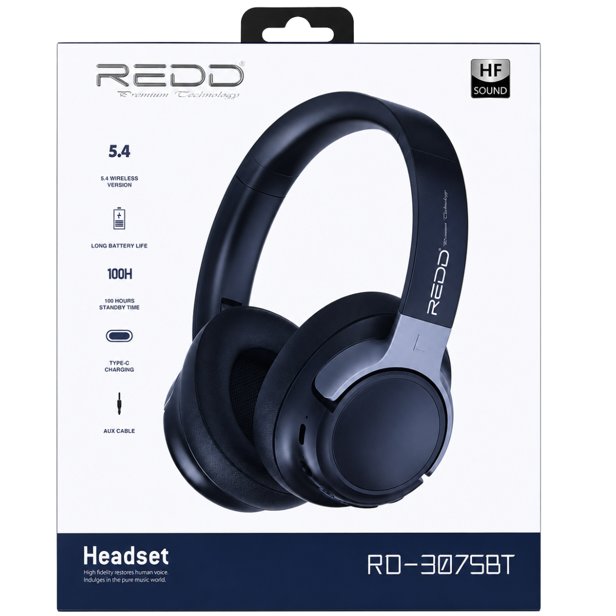 REDD RD-3075BT AUDIFONO BLUETOOTH (NEGRO)
