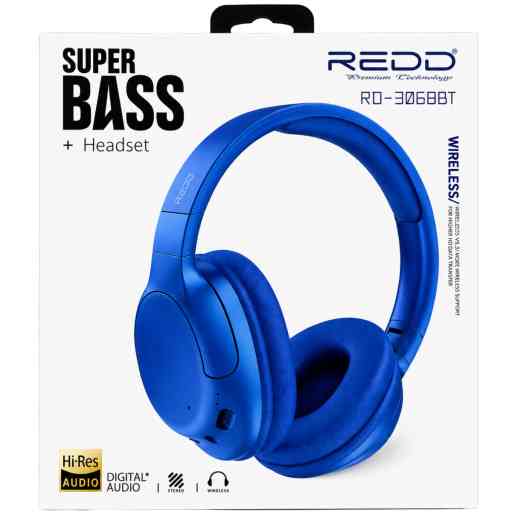 REDD RD-3068BT AUDIFONO VINCHA (AZUL)