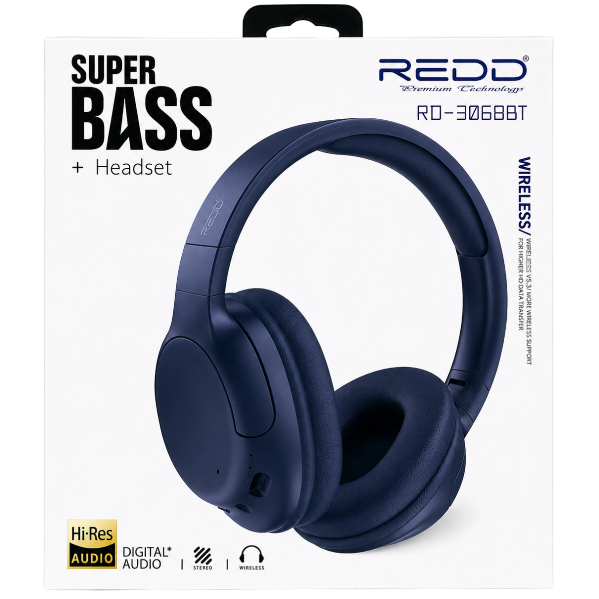 REDD RD-3068BT AUDIFONO VINCHA (NEGRO)