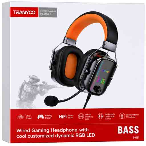 TRANYOO T-H5 AUDIFONO GAMER