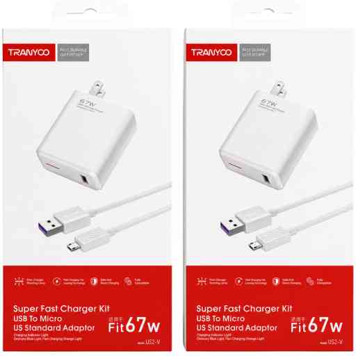 TRANYOO US2-V CARGADOR 67W V8
