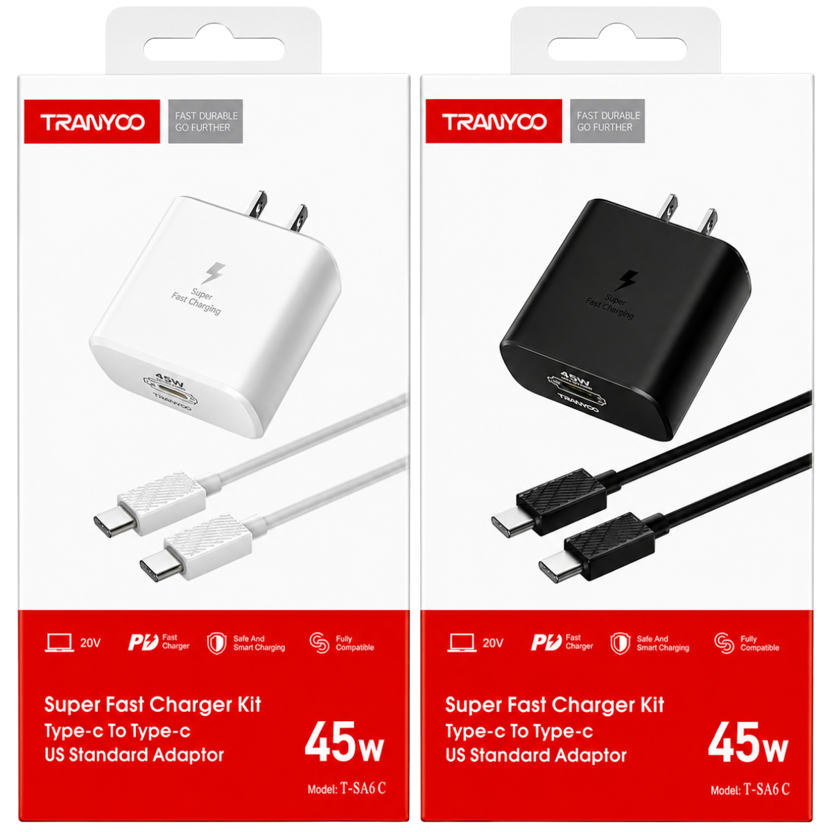 TRANYOO SA6C CARGADOR 45W PD