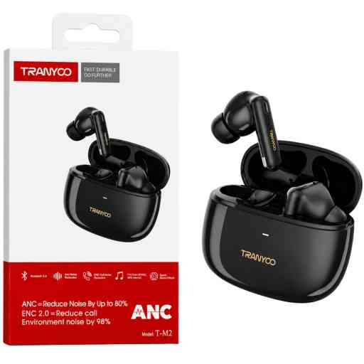 TRANYOO T-M2 AUDIFONO BLUETOOTH (NEGRO)