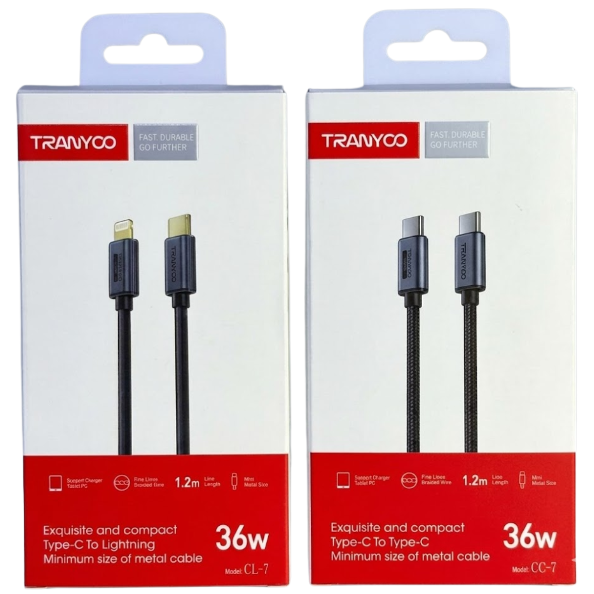 TRANYOO CL-7 CABLE C-IPHONE 36W