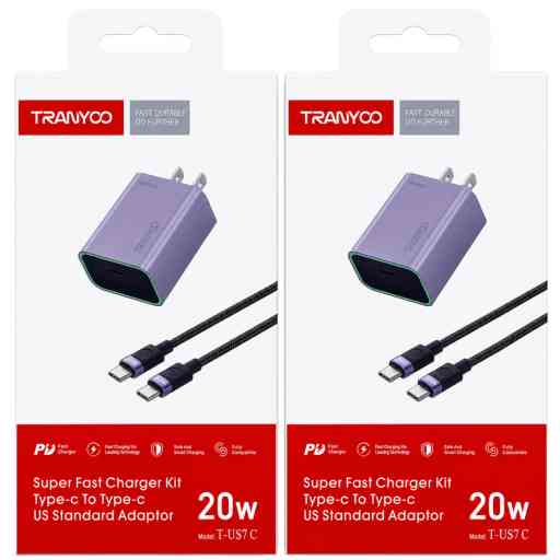 TRANYOO T-US7C CARGADOR 20W PD