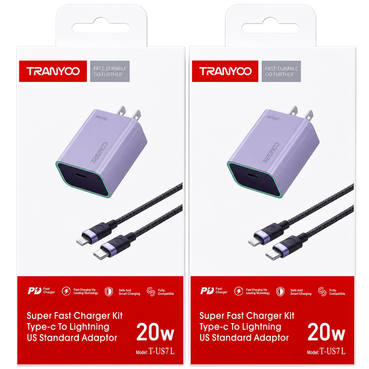 TRANYOO T-US7L CARGADOR C-LIGHTNING 20W