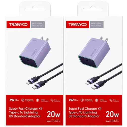 TRANYOO T-US7L CARGADOR C-LIGHTNING 20W