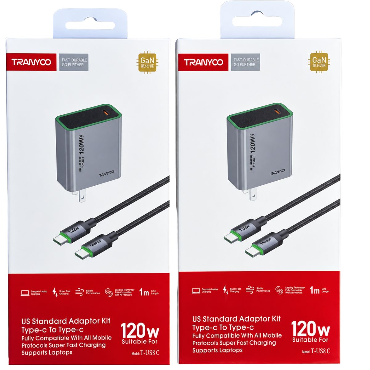 TRANYOO T-US8C CARGADOR PD 120W