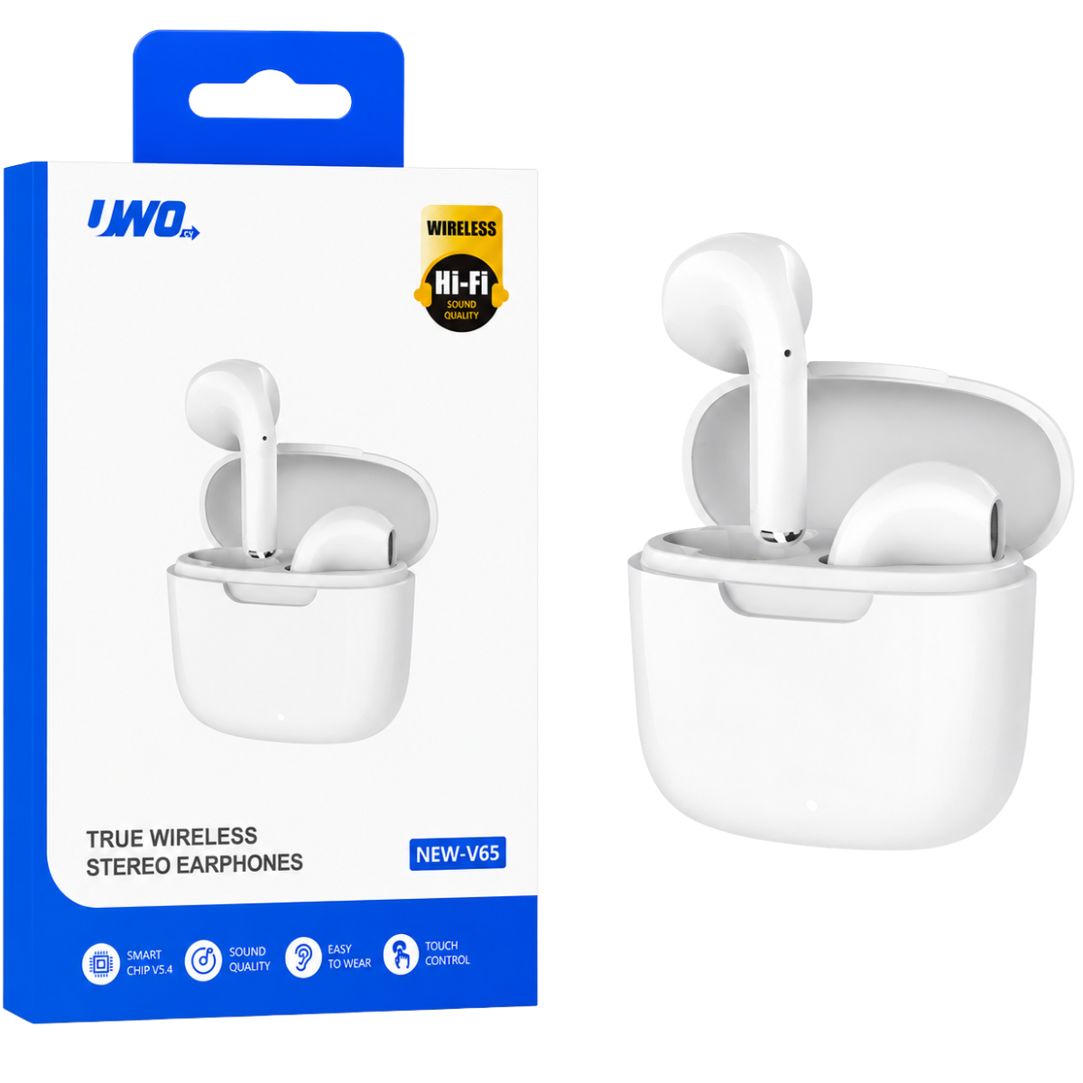 UWO NEW-V65 AUDIFONO BLUETOOTH (BLANCO)