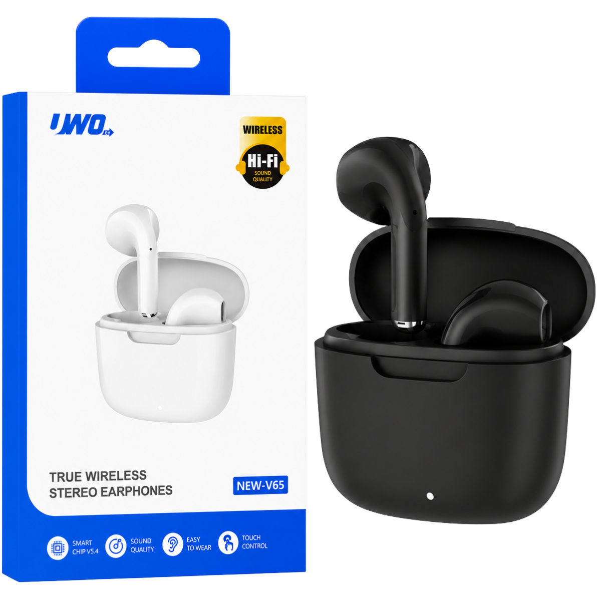 UWO NEW-V65 AUDIFONO BLUETOOTH (NEGRO)