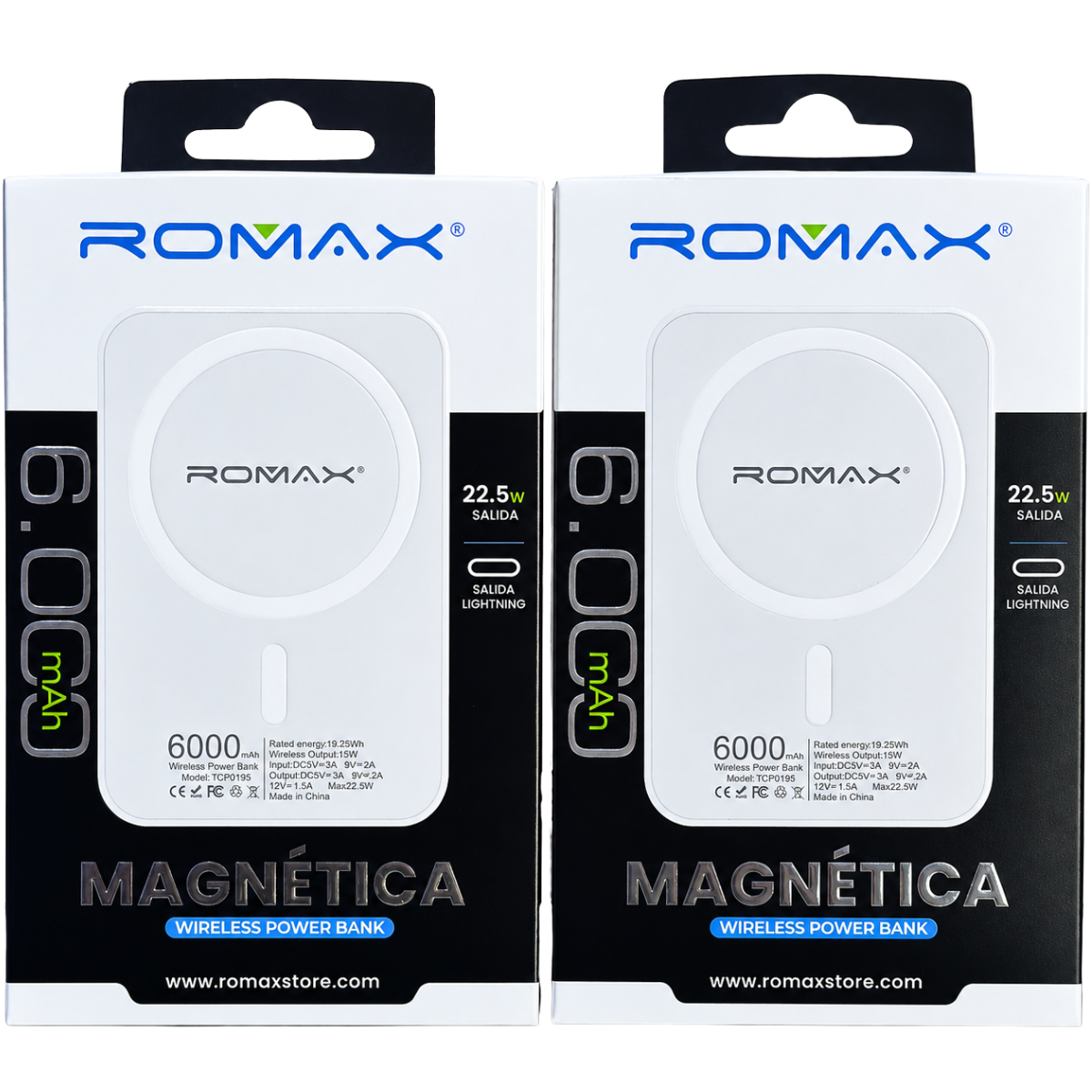 ROMAX TCP0195 PORTATIL 6000MAH