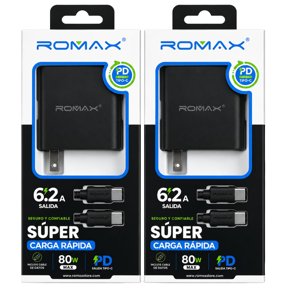 ROMAX TCC0561 80W CARGADOR PD