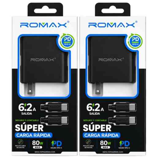 ROMAX TCC0561 80W CARGADOR PD
