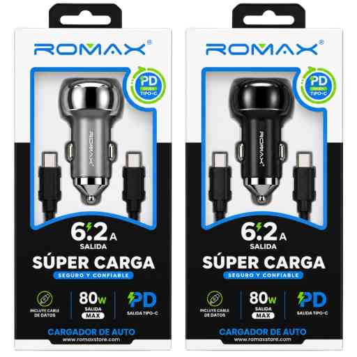 ROMAX TCC0566 CARGADOR 80W PD