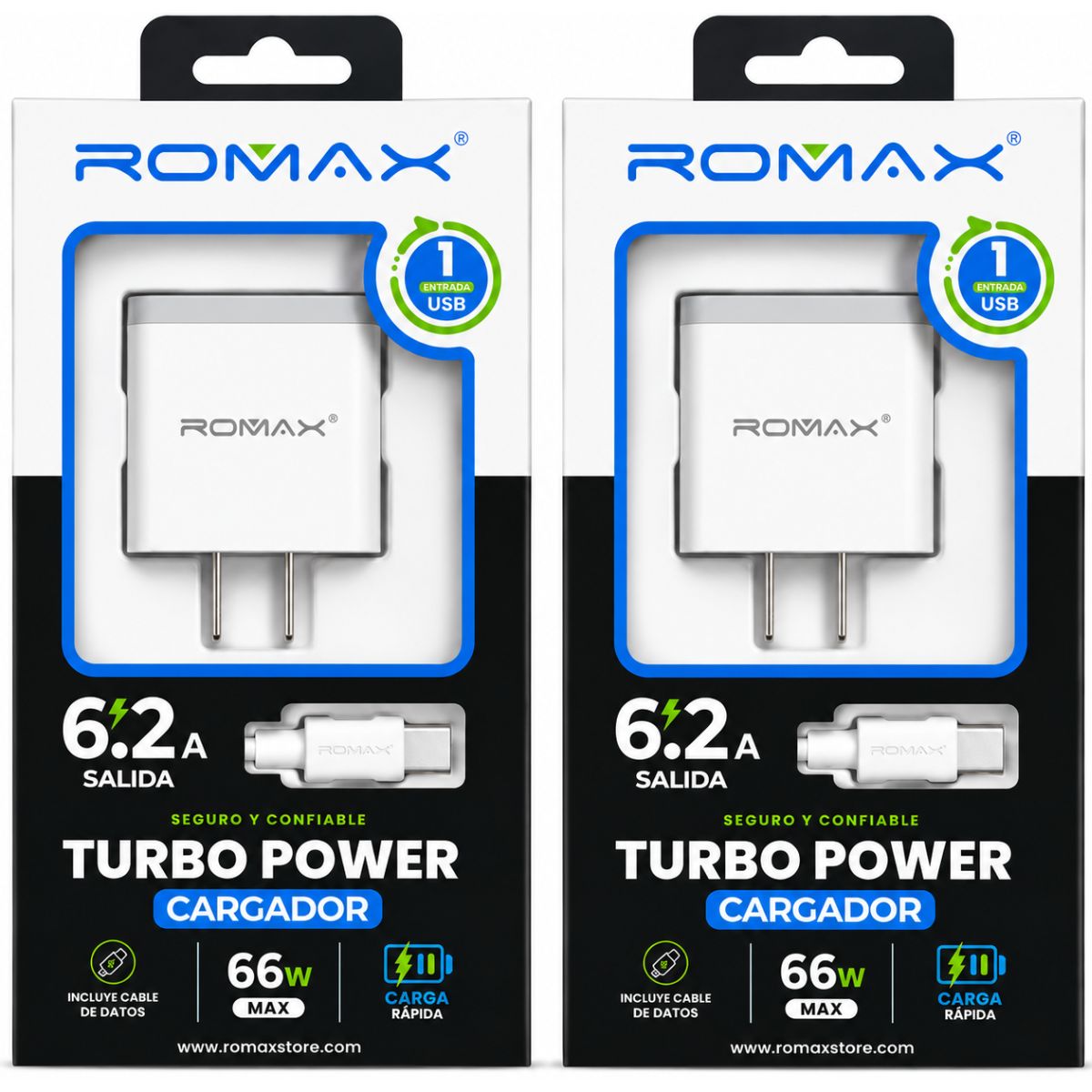 ROMAX TCC0300 66W CARGADOR TIPO C