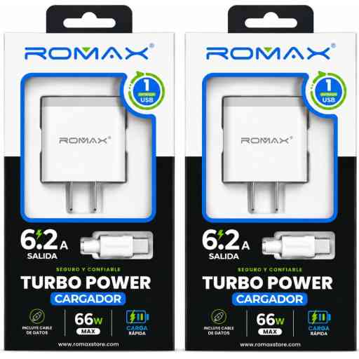 ROMAX TCC0300 66W CARGADOR TIPO C