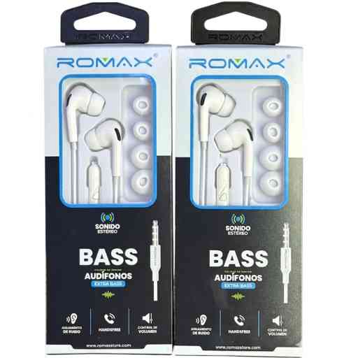 ROMAX TCA0338 AUDIFONO JACK 3.5MM