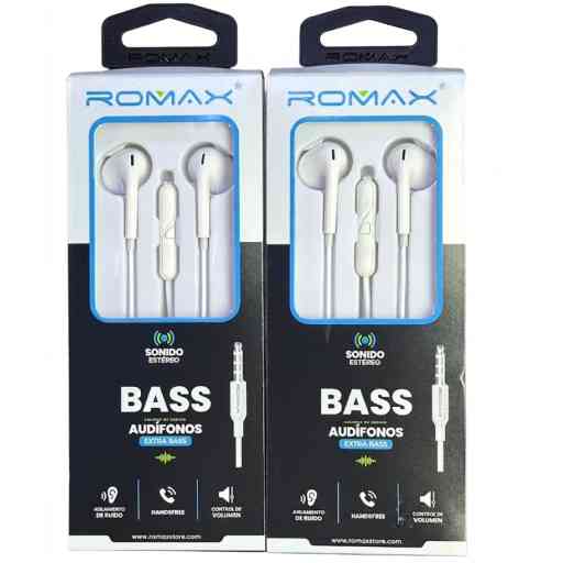 ROMAX TCA0340 AUDIFONO JACK 3.5MM