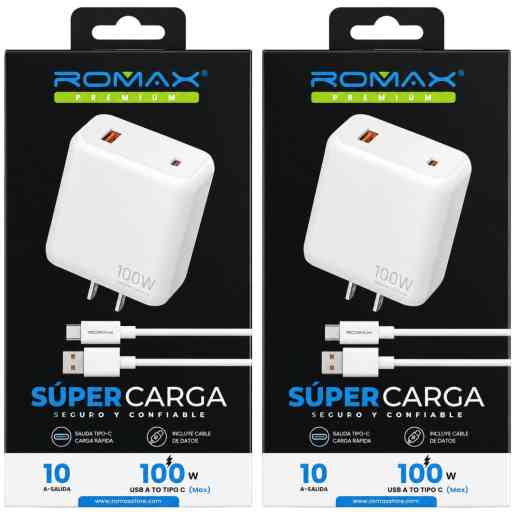 ROMAX TCC0608 CARGADOR 100W
