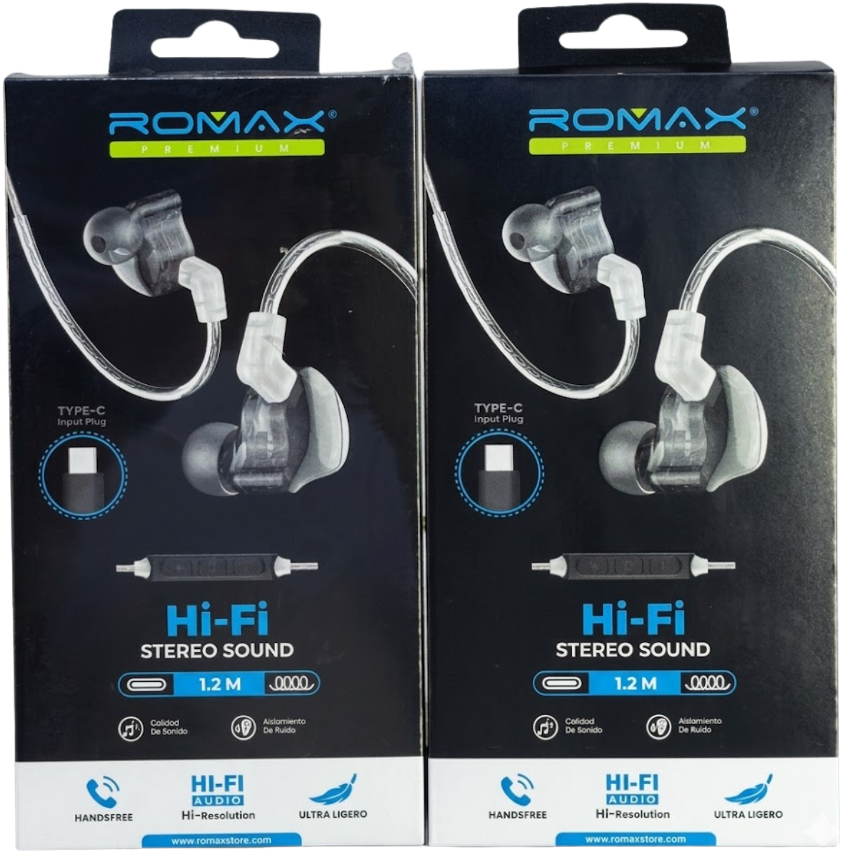 ROMAX TCA0374 AUDIFONO ALTA FIDELIDAD TIPO C