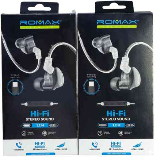 ROMAX TCA0374 AUDIFONO ALTA FIDELIDAD TIPO C