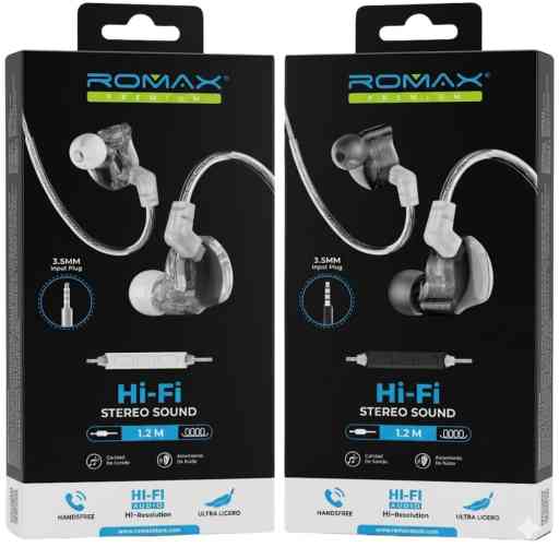 ROMAX TCA0381 AUDIFONO ALTA FIDELIDAD JACK 3.5MM