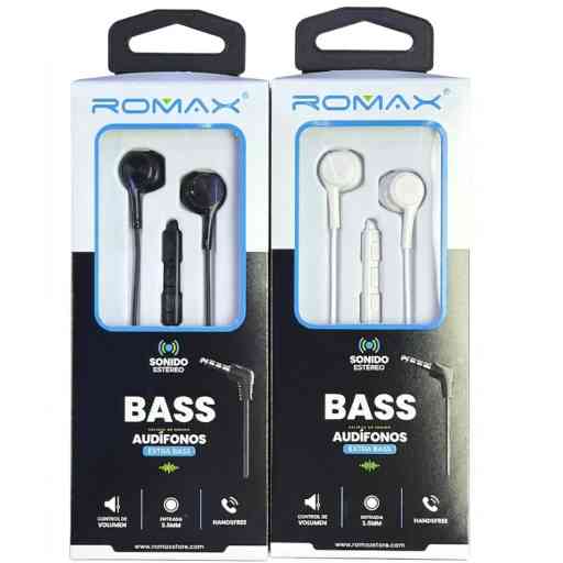ROMAX TCA0396 AUDIFONO JACK 3.5MM