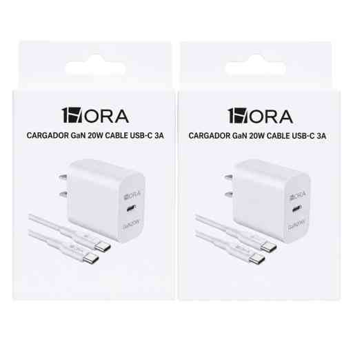 1HORA GAR153 20W CARGADOR CABLE C-C