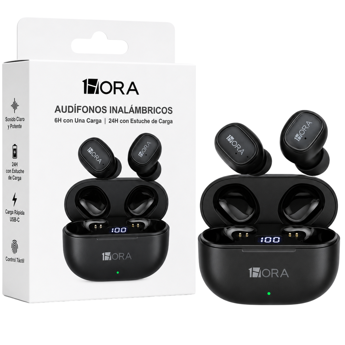 1HORA AUT212 AUDIFONO BLUETOOTH TWS