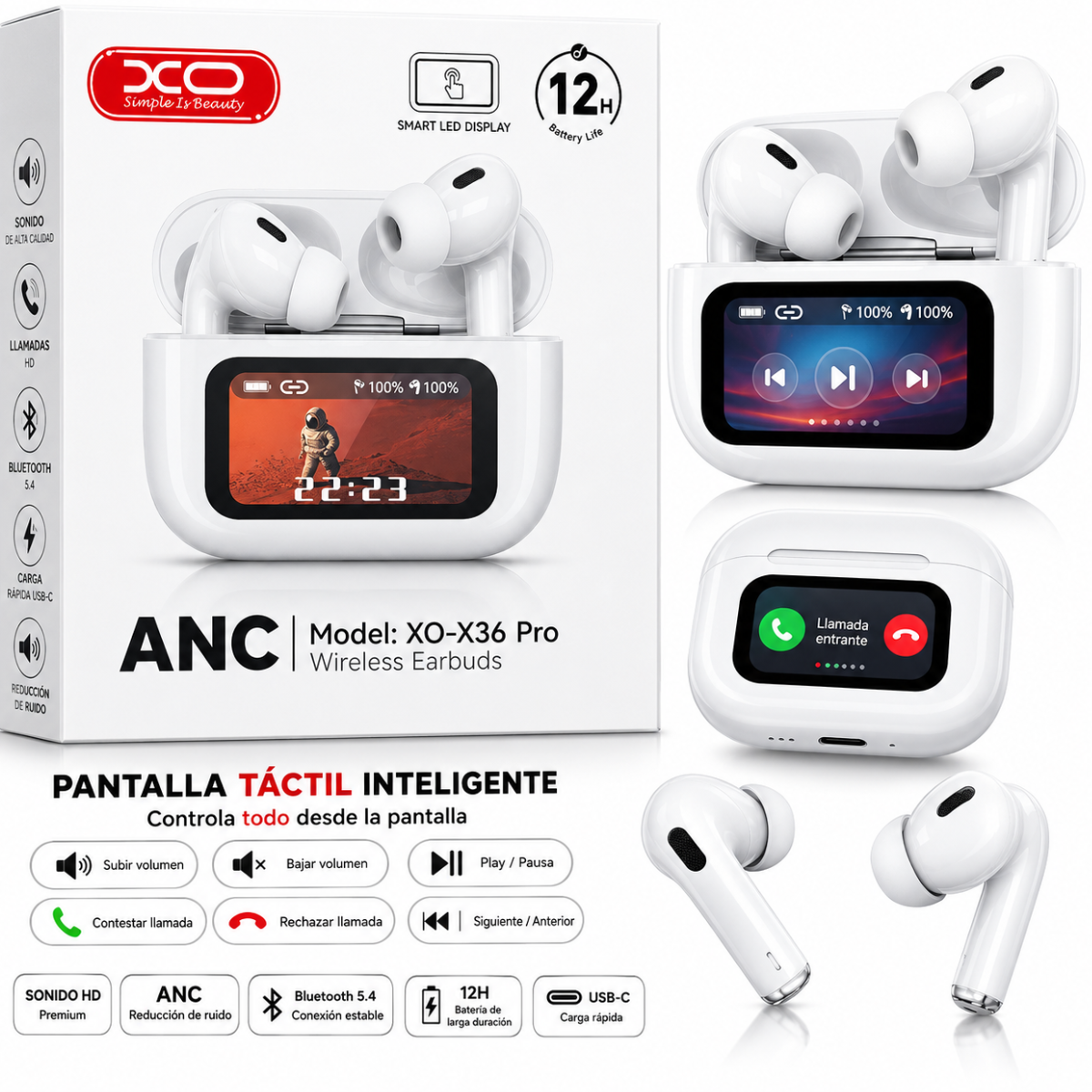 XO X36 PRO AUDIFONO BLUETOOTH