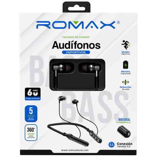 ROMAX TCA0322 AUDIFONO BLUETOOTH DEPORTIVO