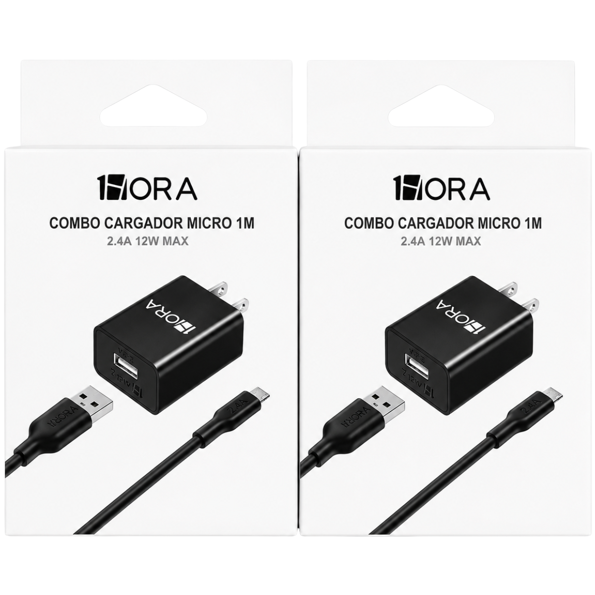1HORA GAR124 CARGADOR  CABLE MICRO USB