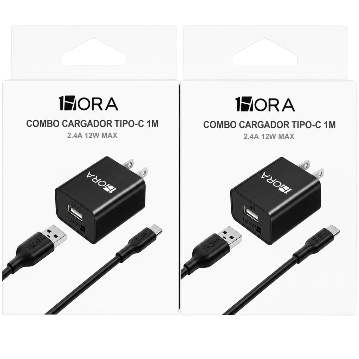 1HORA CAR142 GARGADOR CABLE TIPO C