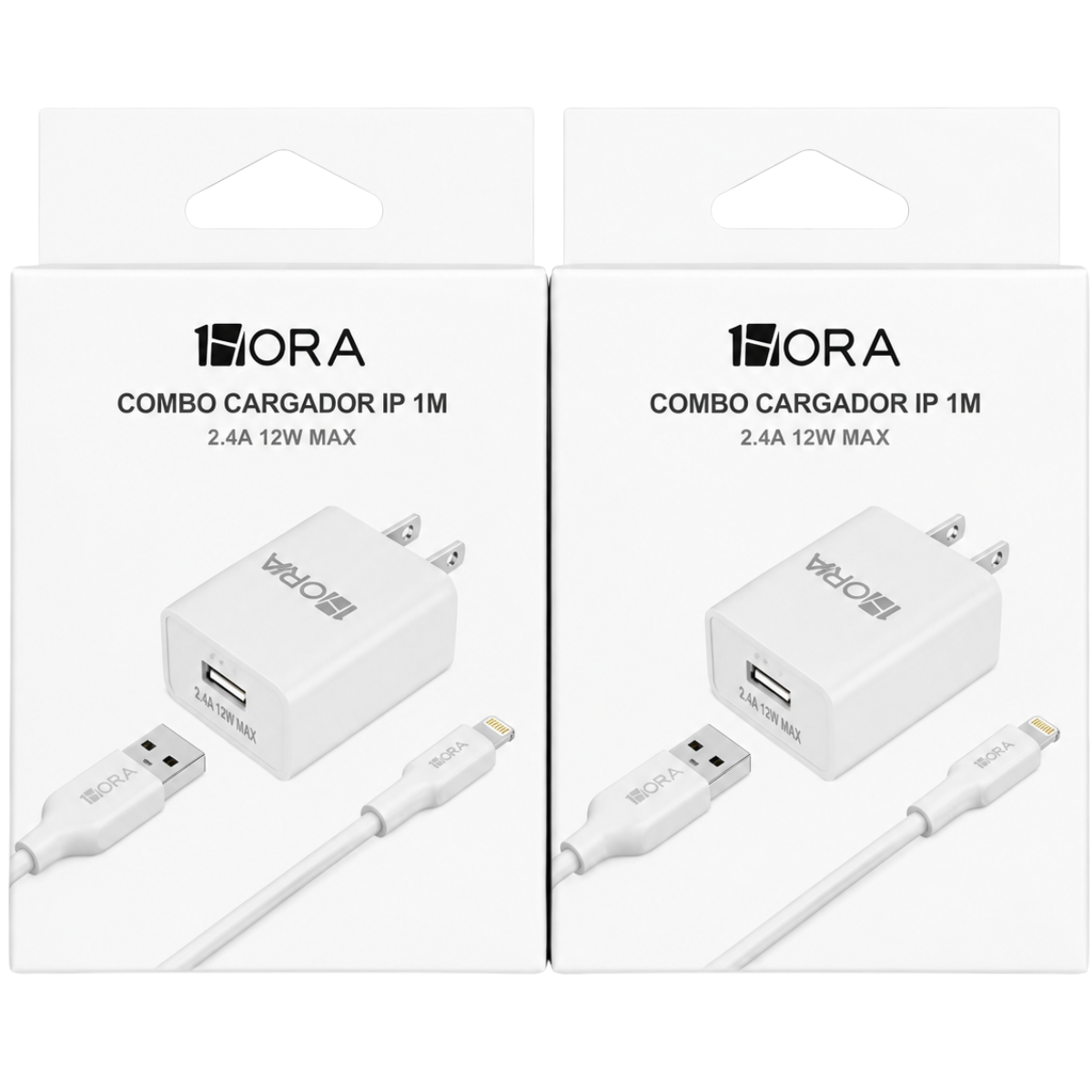 1HORA GAR143 CARGADOR  CABLE USB -LIGHTNING