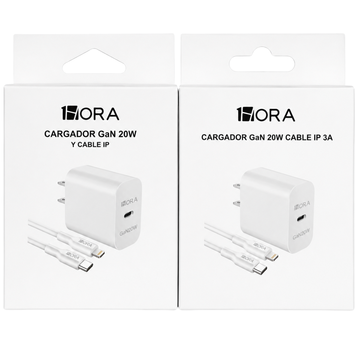 1HORA GAR154 20W CARGADOR CABLE C-LIGHTNING