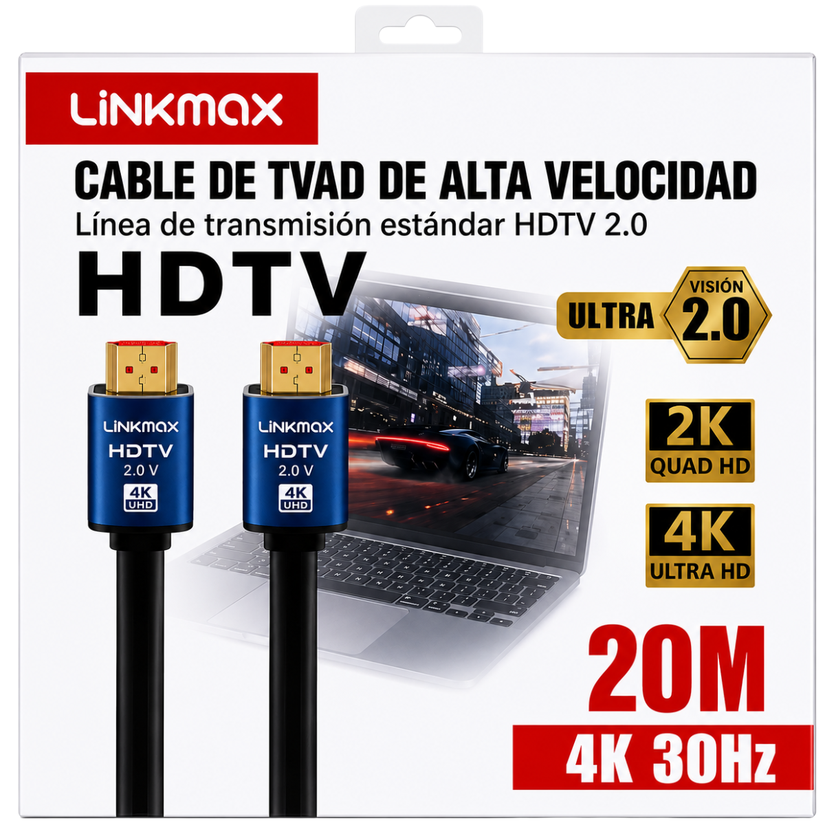 LINKMAX LK-H200 CABLE HDMI 4K DE 20MT