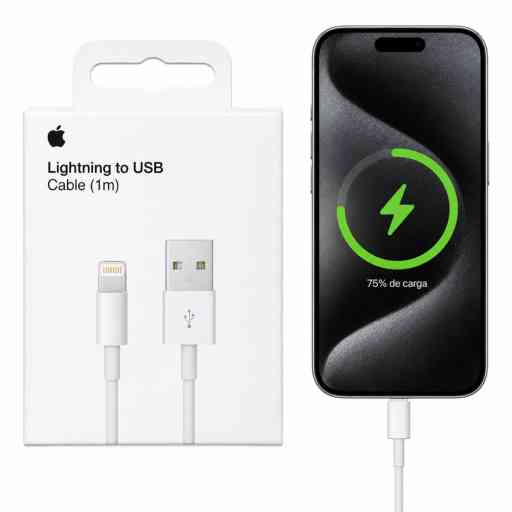 IP CABLE USB LIGHTNING 1MT