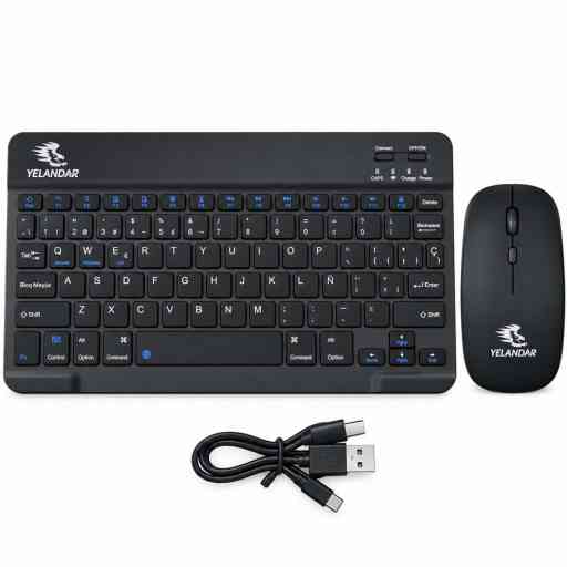 A200 TECLADO + MOUSE CON BLUETOOTH (NEGRO)