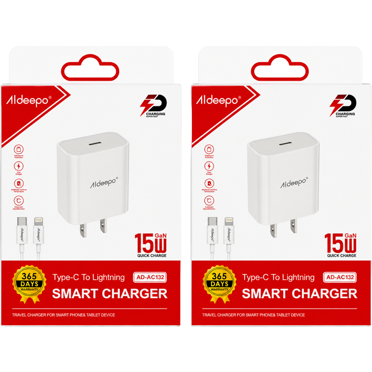 ALDEEPO AD-AC132 CARGADOR LIGHTNING