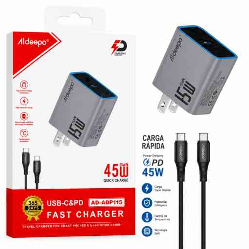 ALDEEPO AD-ADP115 CARGADOR 45W PD