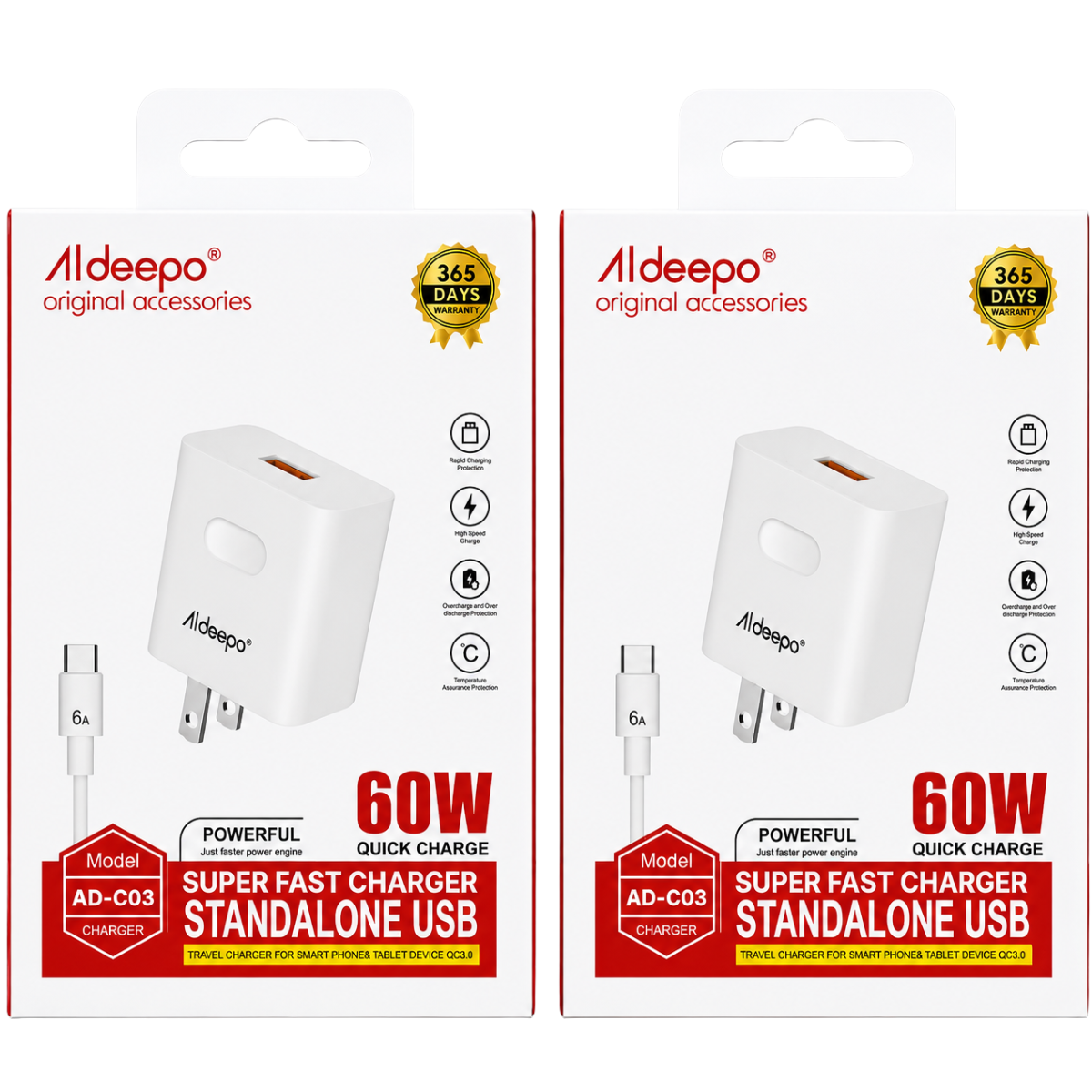 ALDEEPO AD-C03 CARGADOR TIPO C