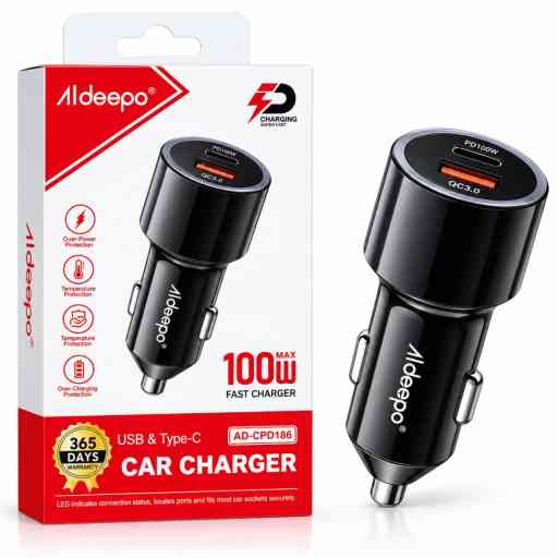 ALDEEPO AD-CPD186 CARAGDOR DE AUTO