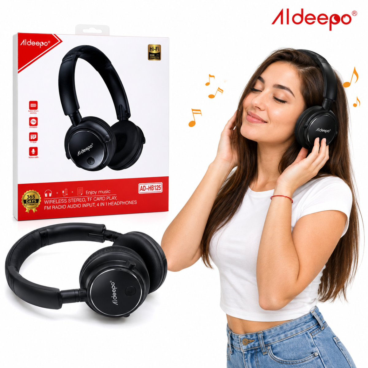 ALDEEPO AD-HB125 AUDIFONO