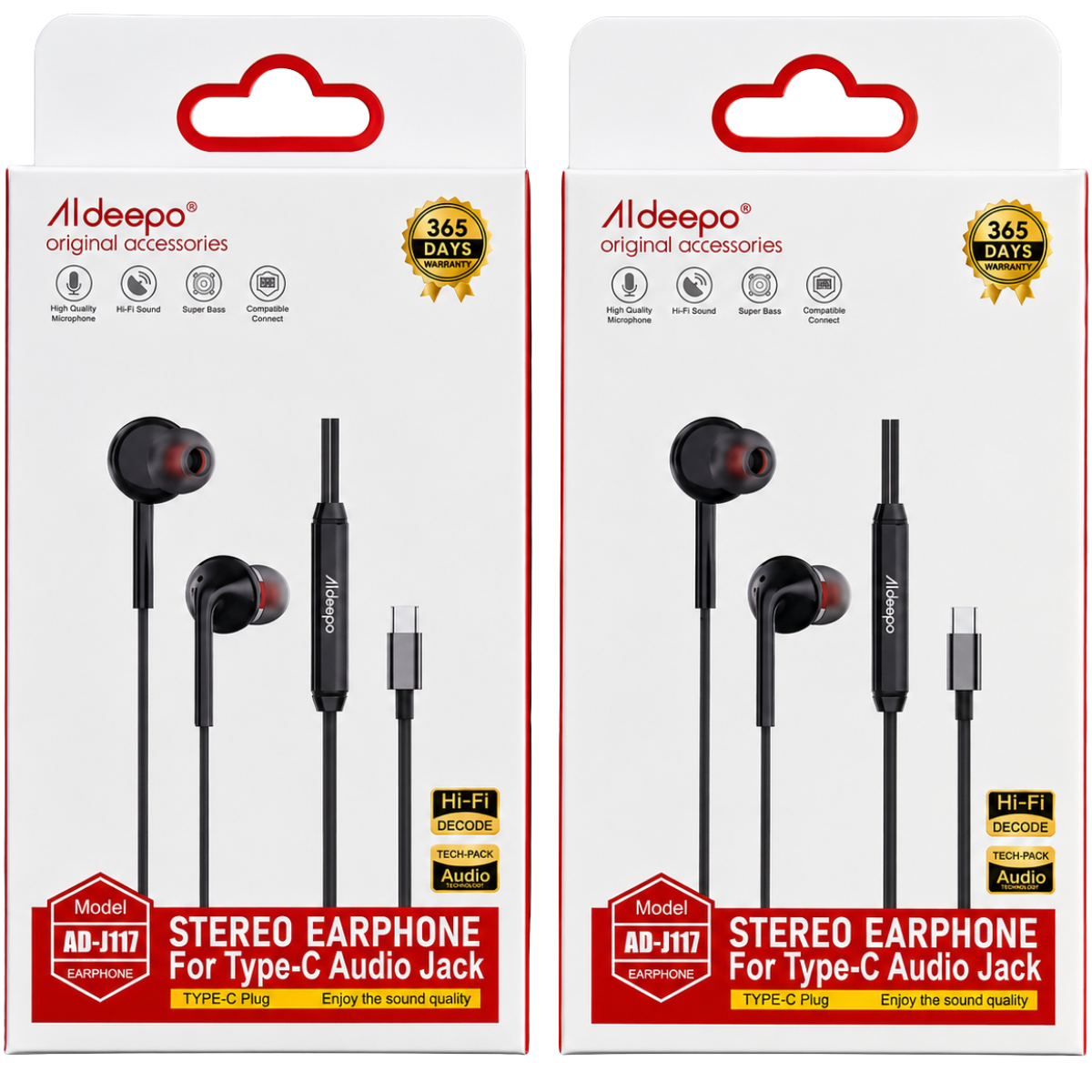 ALDEEPO AD-J117 AUDIFONO TIPO C