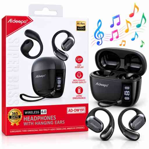 ALDEEPO AD-OW191 AUDIFONO BLUETOOTH (DORADO)