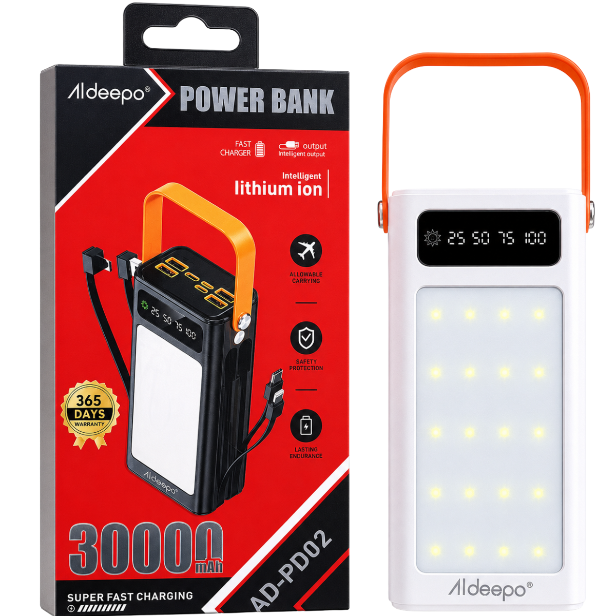 ALDEEPO AD-PD02 PORTATIL 30000MAH