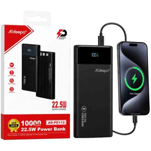 ALDEEPO AD-PD112 PORTATIL 10000MAH 22.5W