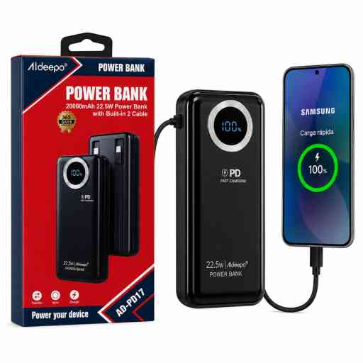 ALDEEPO AD-PD17 PORTATIL 20000MAH 22.5W
