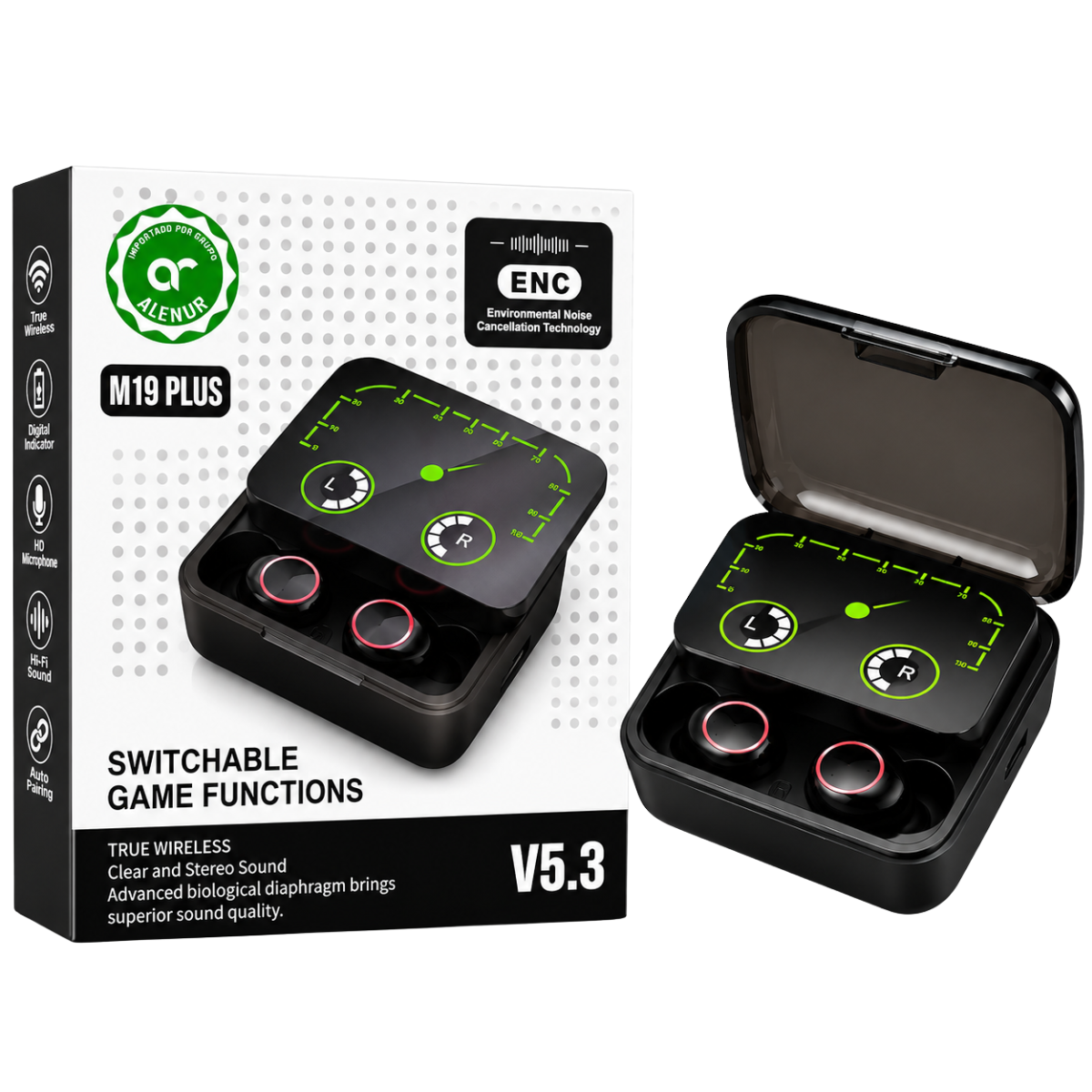 M19 PLUS  AUDIFONO BLUETOOTH